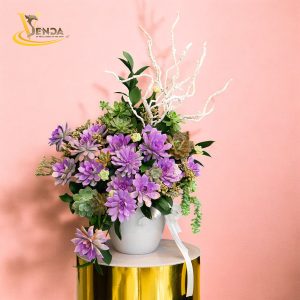 Chậu Hoa Sương Tím